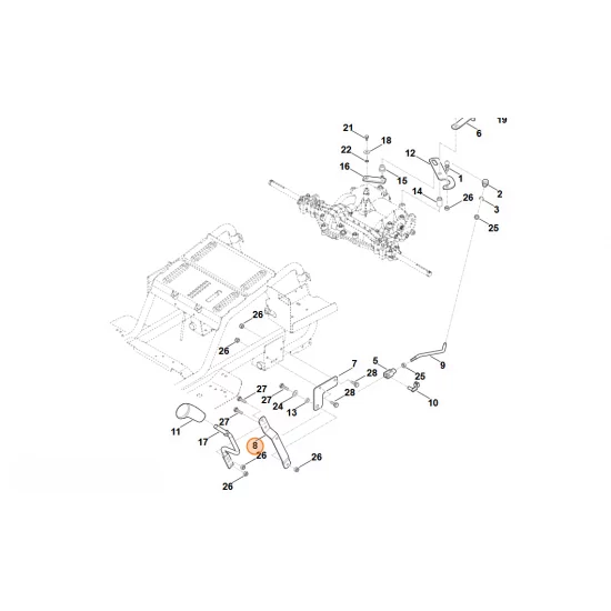STIHL  Blaszka sprężysta 6160 764 3000